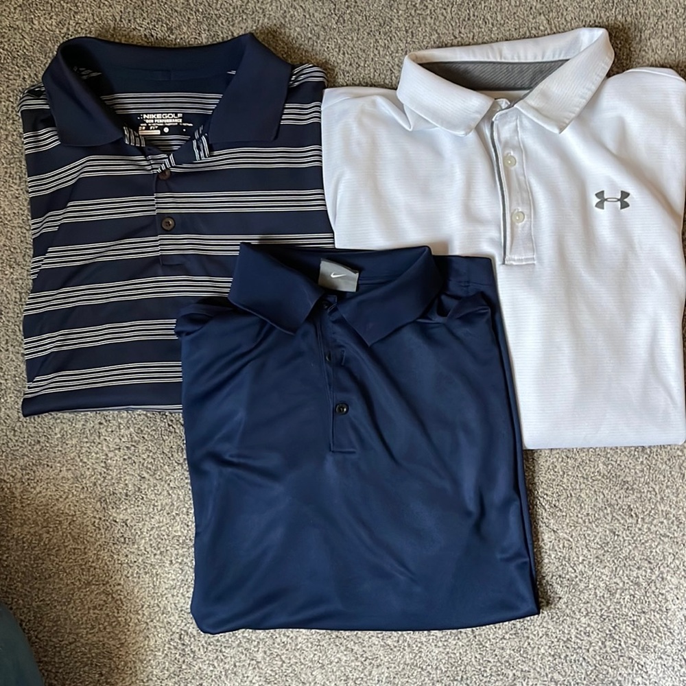 Golf Polo bundle Nike & Under Armour